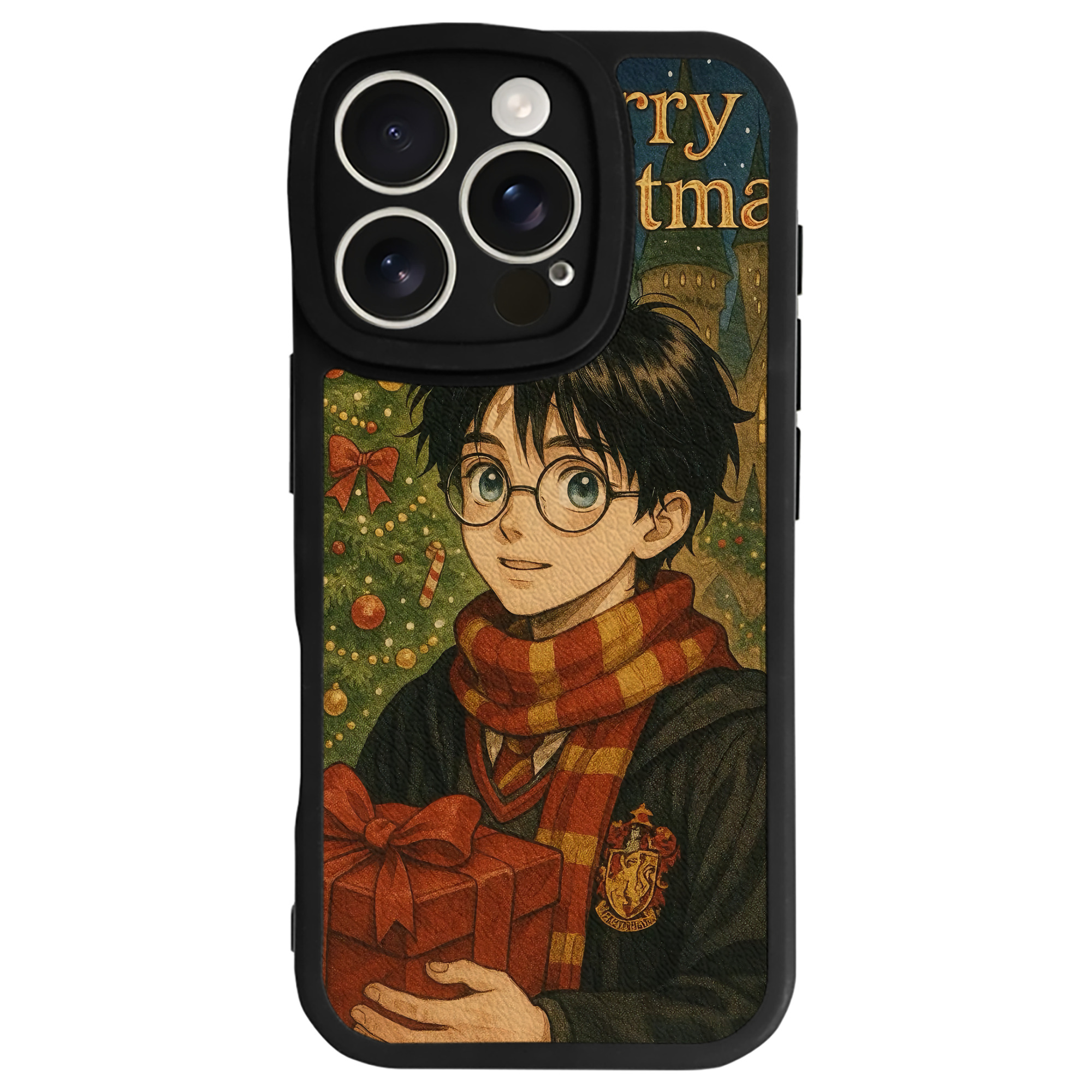 （画像用） Harry Potter ハリー・ポッターシリーズ 【iPhone 16シリーズ対応】シリコンスマホケース（レザー調） 材質：シリコン